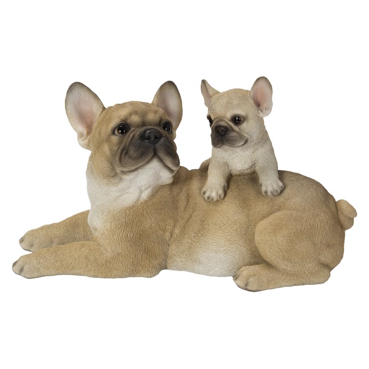 Mother and Baby French Bulldog